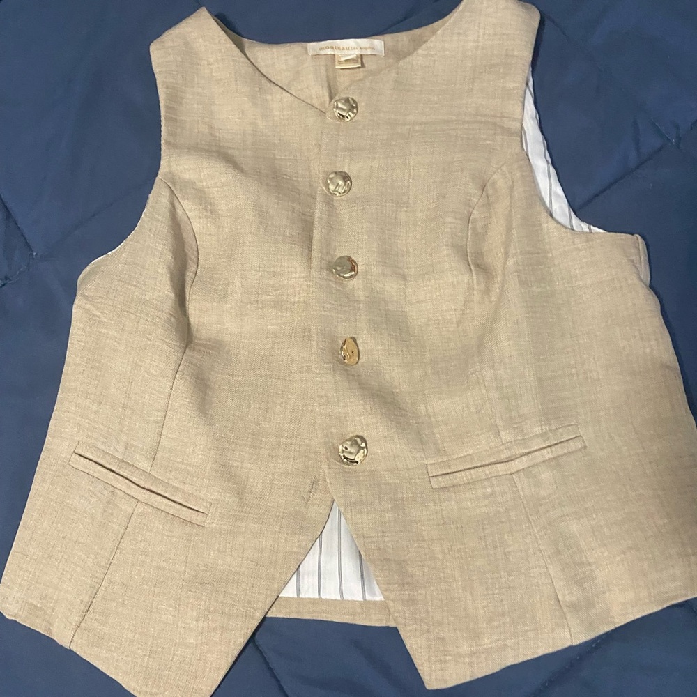 Monteau Tan Vest